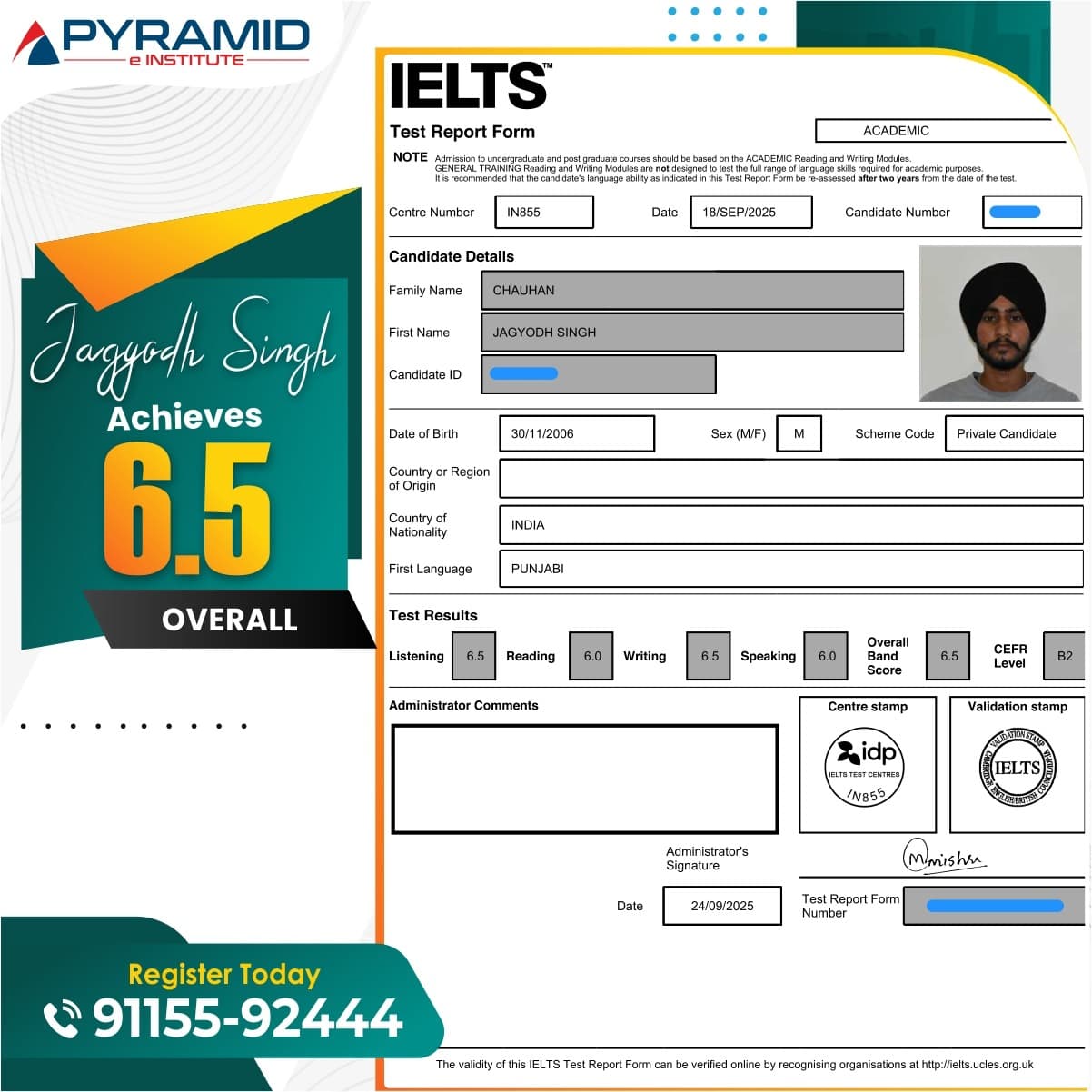 IELTS Band 8.5 Achievement - Student Success